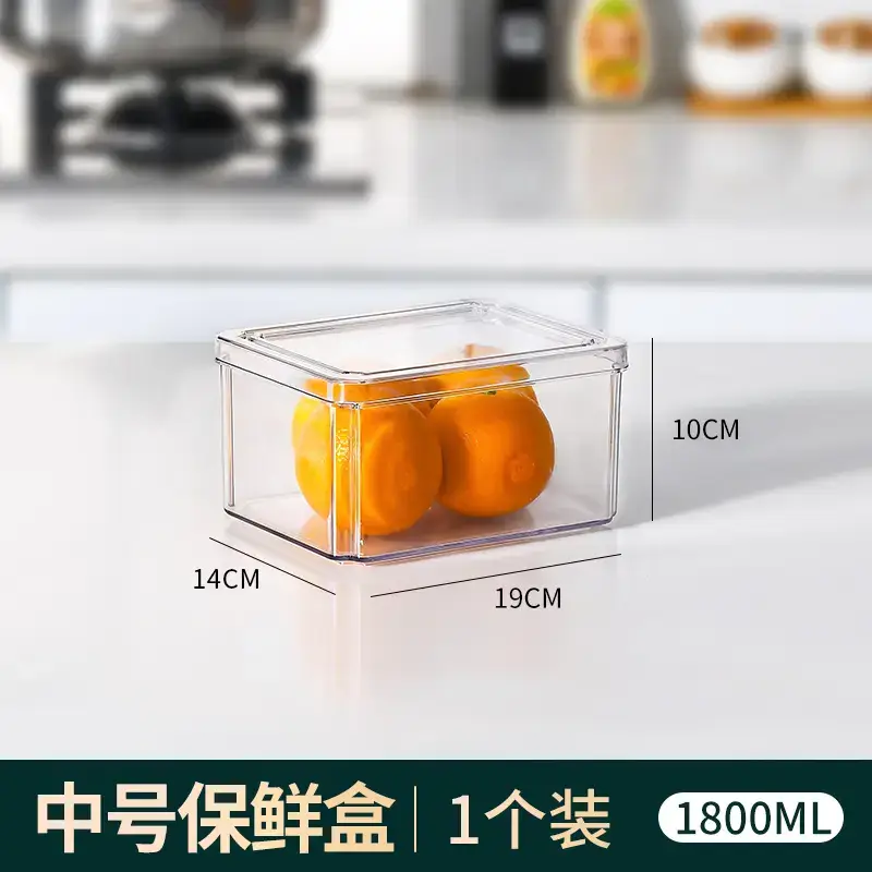 Refrigerator Storage Box with Lid for Crisper Food - Image 4