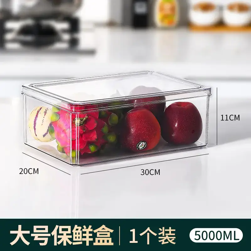 Refrigerator Storage Box with Lid for Crisper Food - Image 7