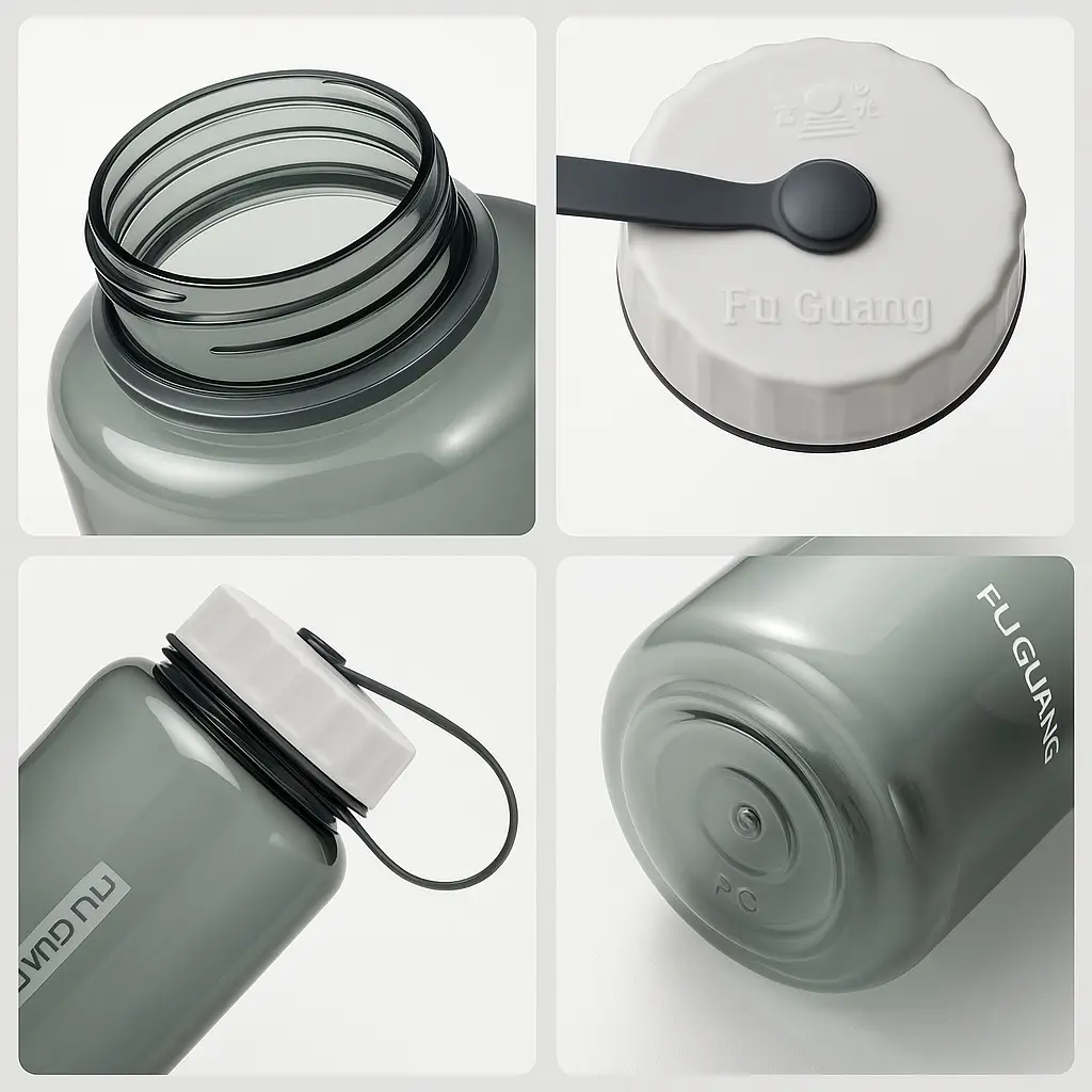 Fuguang Plastic Water Cup 800ml Grey — feature 15