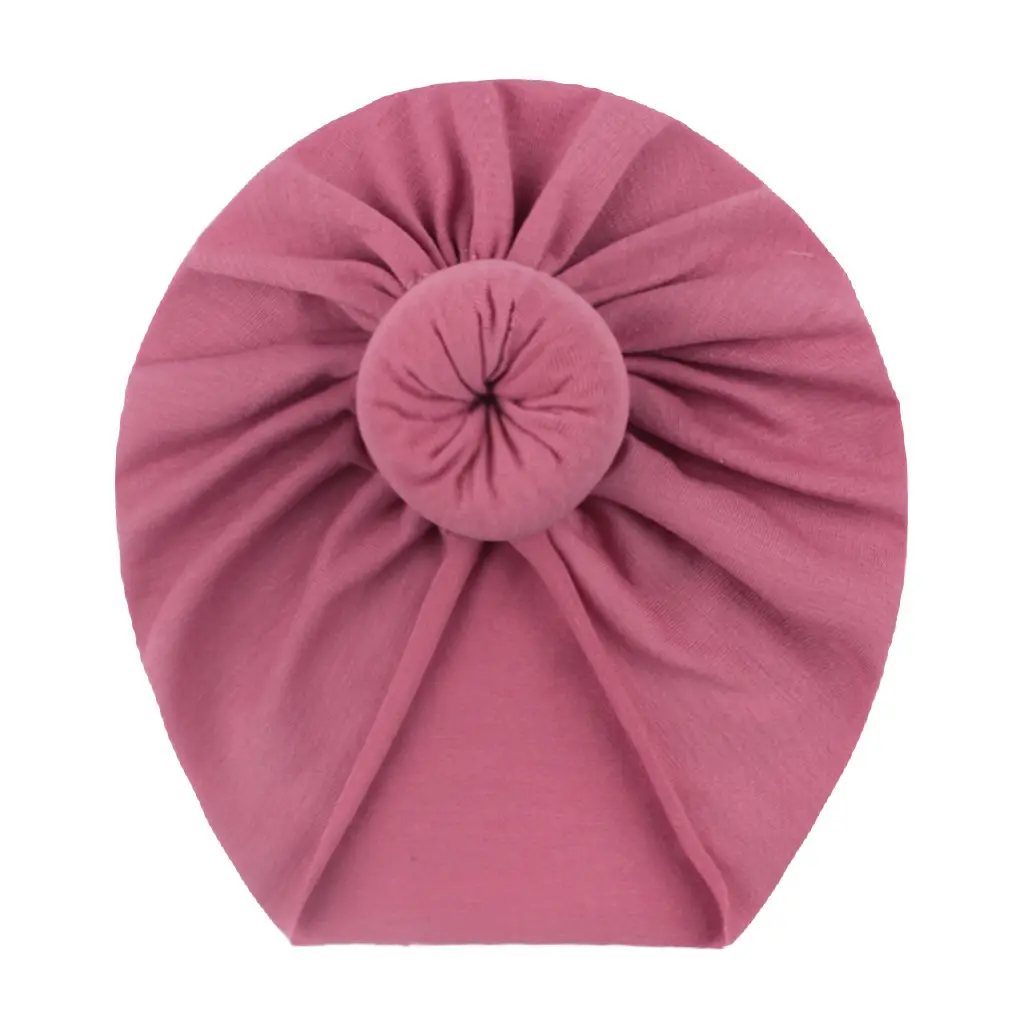 Yellow Cotton Baby Donut Hat for All Seasons - Image 9