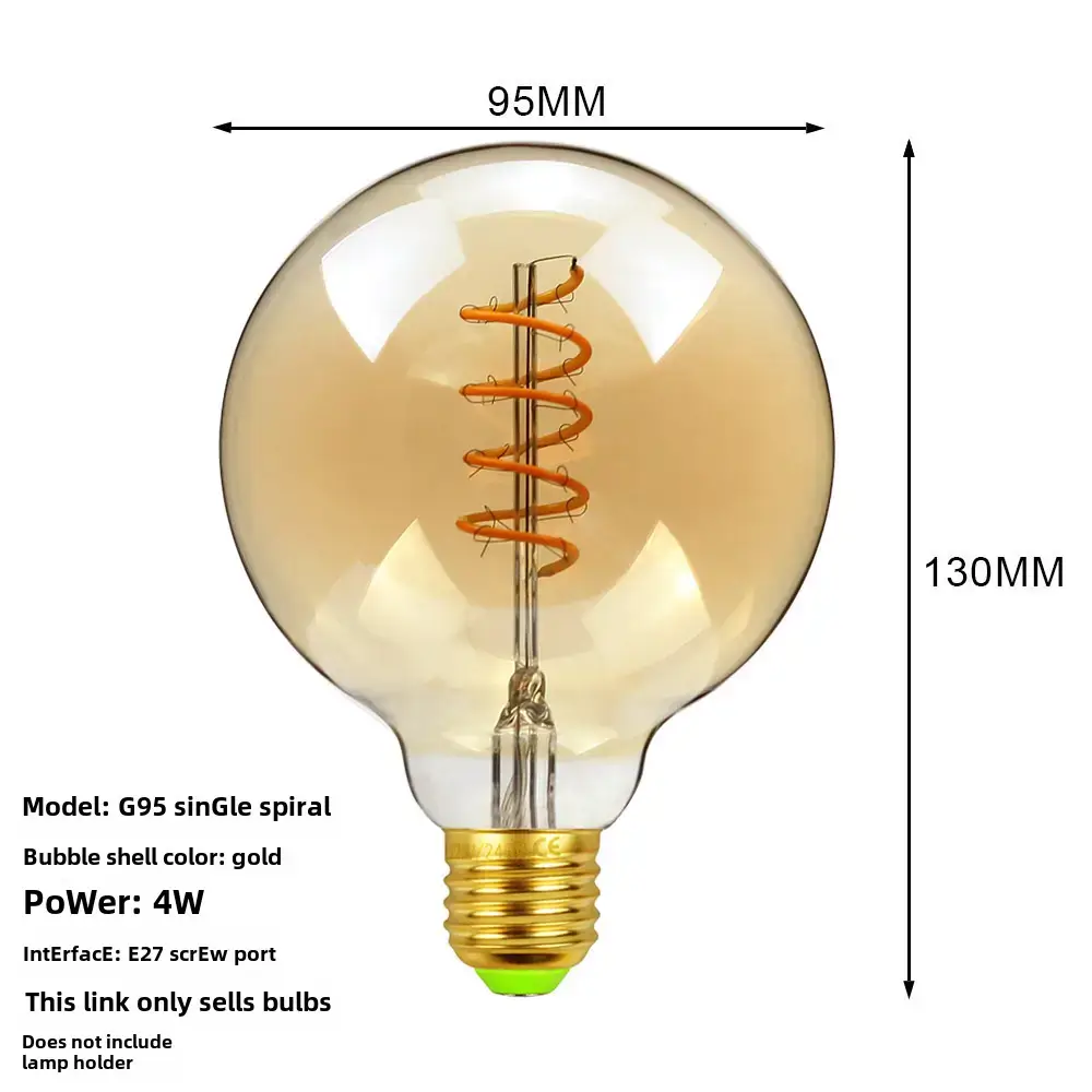Antique Dimmable LED Bulb 110mm Decorative Lighting - Image 20