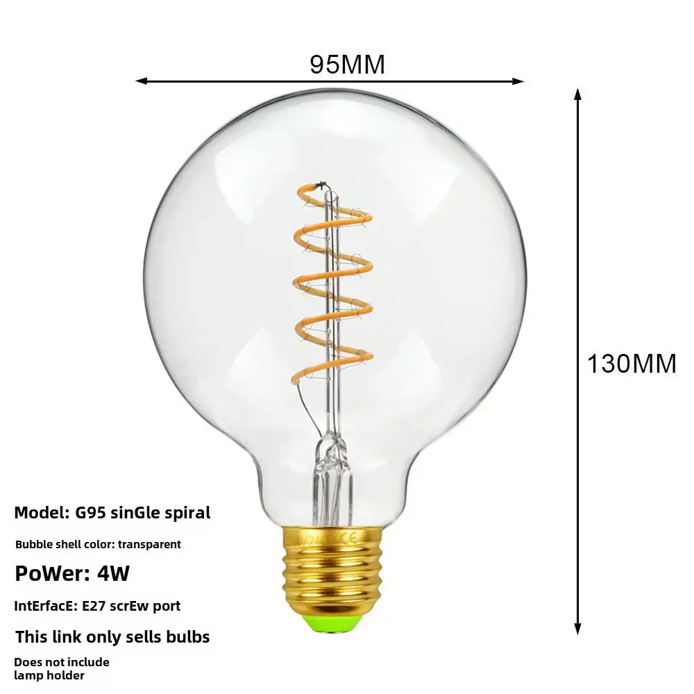 Antique Dimmable LED Bulb 110mm Decorative Lighting - Image 23