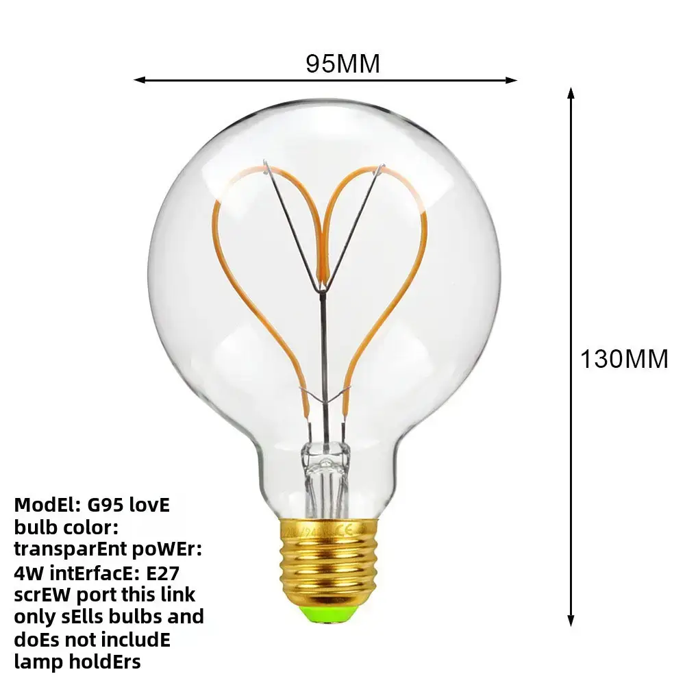 Antique Dimmable LED Bulb 110mm Decorative Lighting - Image 26