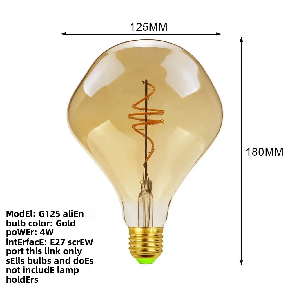 Antique Dimmable LED Bulb 110mm Decorative Lighting - Image 31