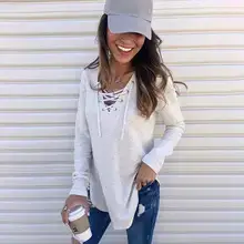 2024 Spring Printed Long Sleeve V-Neck T-Shirt for Women — feature 33