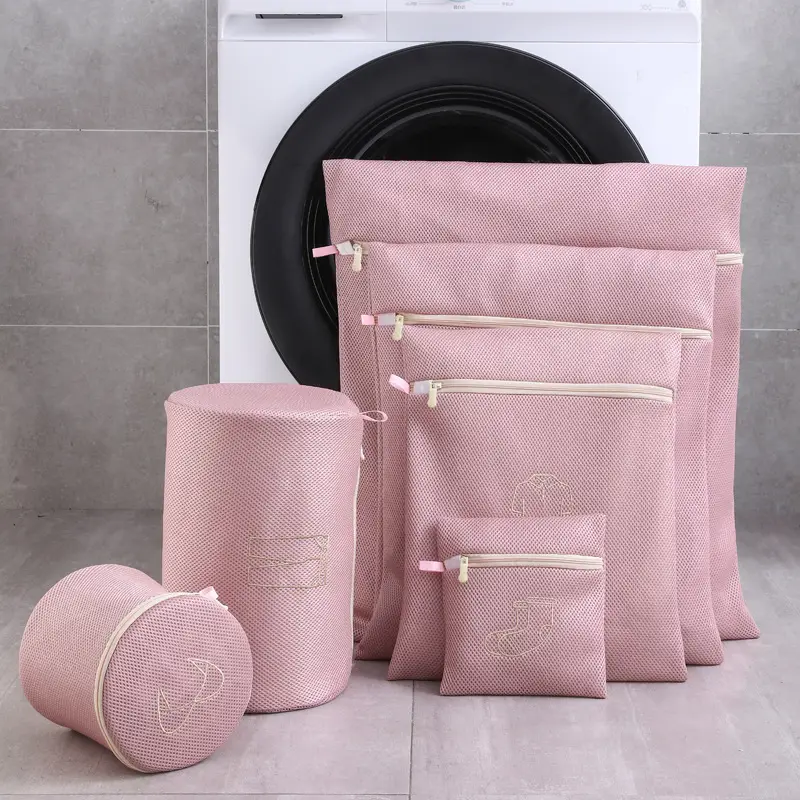 Pink six-piece customizable suit