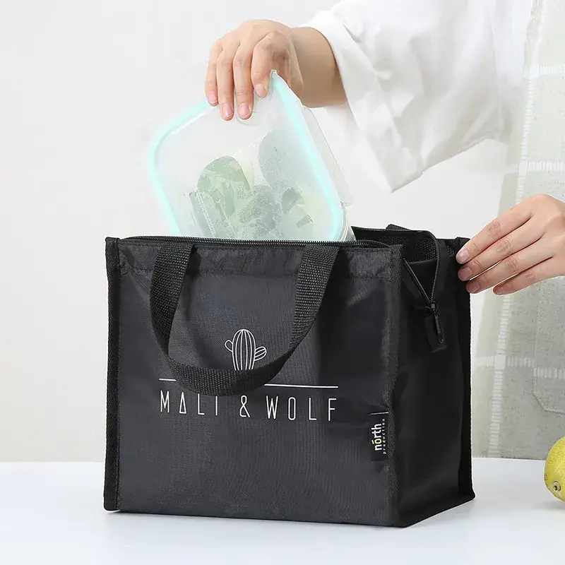 Portable Insulated Lunch Bag with Deer Logo