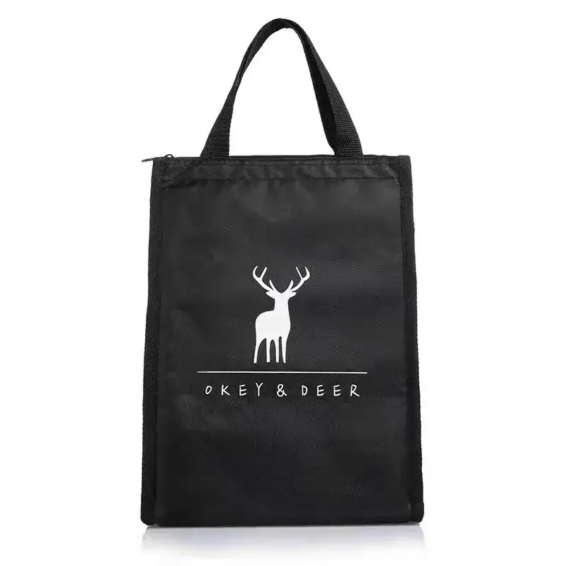 Portable Insulated Lunch Bag with Deer Logo