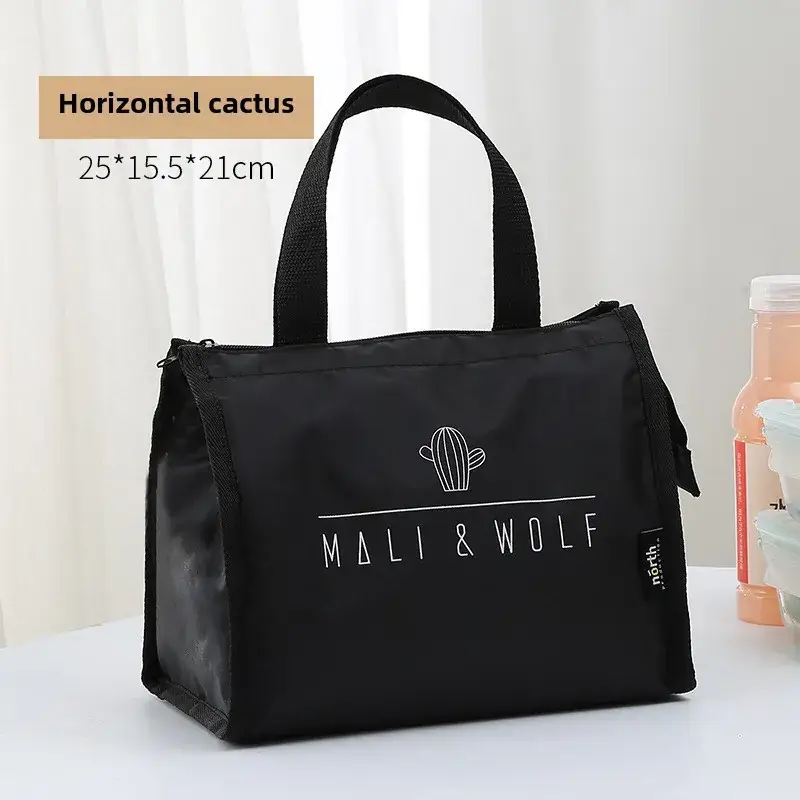 Portable Insulated Lunch Bag with Deer Logo