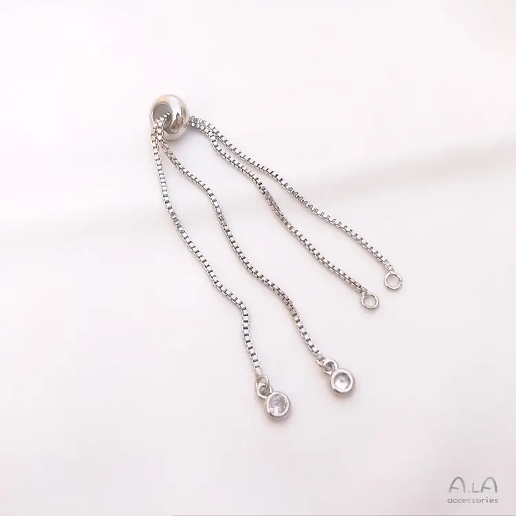 14K Gold Telescopic Bracelet with Adjustable Chain - Image 2