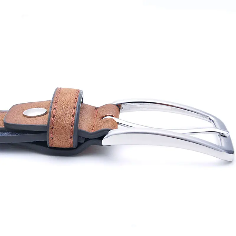 Men's Leather Buckle Belt European Style PU Leather Belt - Image 5