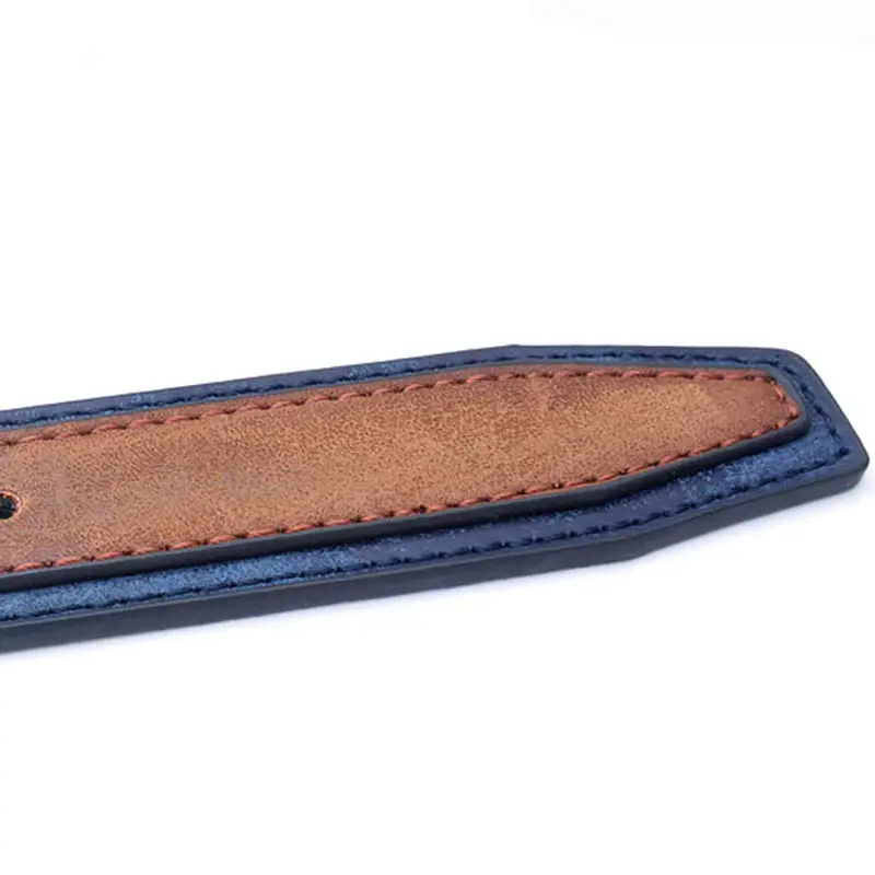 Men's Leather Buckle Belt European Style PU Leather Belt - Image 6