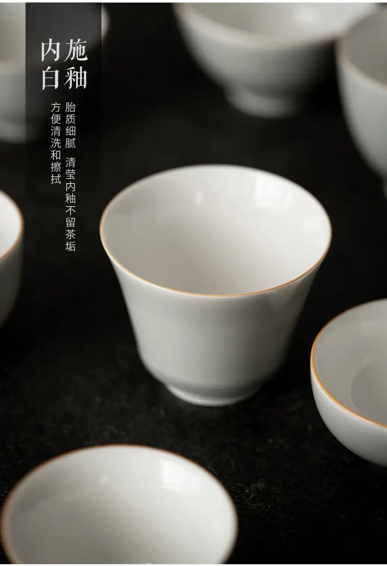 Japanese-style Ice Grey Glaze Tea Cup 70ml — feature 15