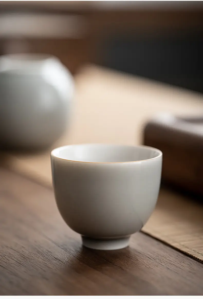 Japanese-style Ice Grey Glaze Tea Cup 70ml — feature 7
