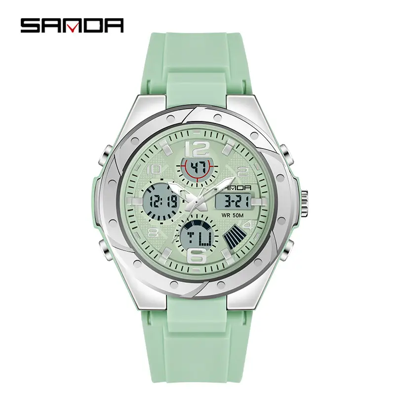 Sanda Gold Digital Watch for Men Women Sports Outdoor Waterproof - Image 29