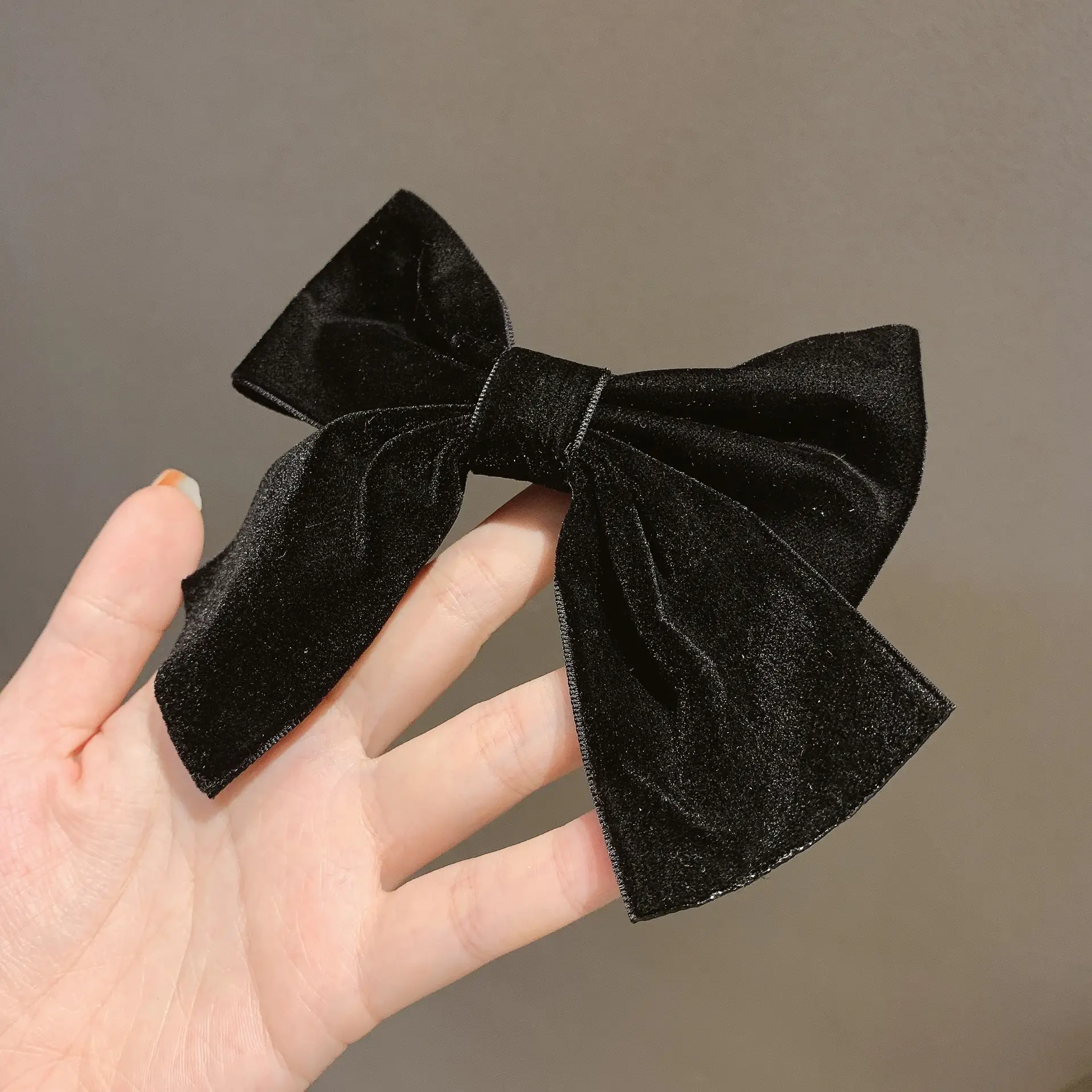 Three-Dimensional Black Big Bow Hairpin Women's Clip — feature 32