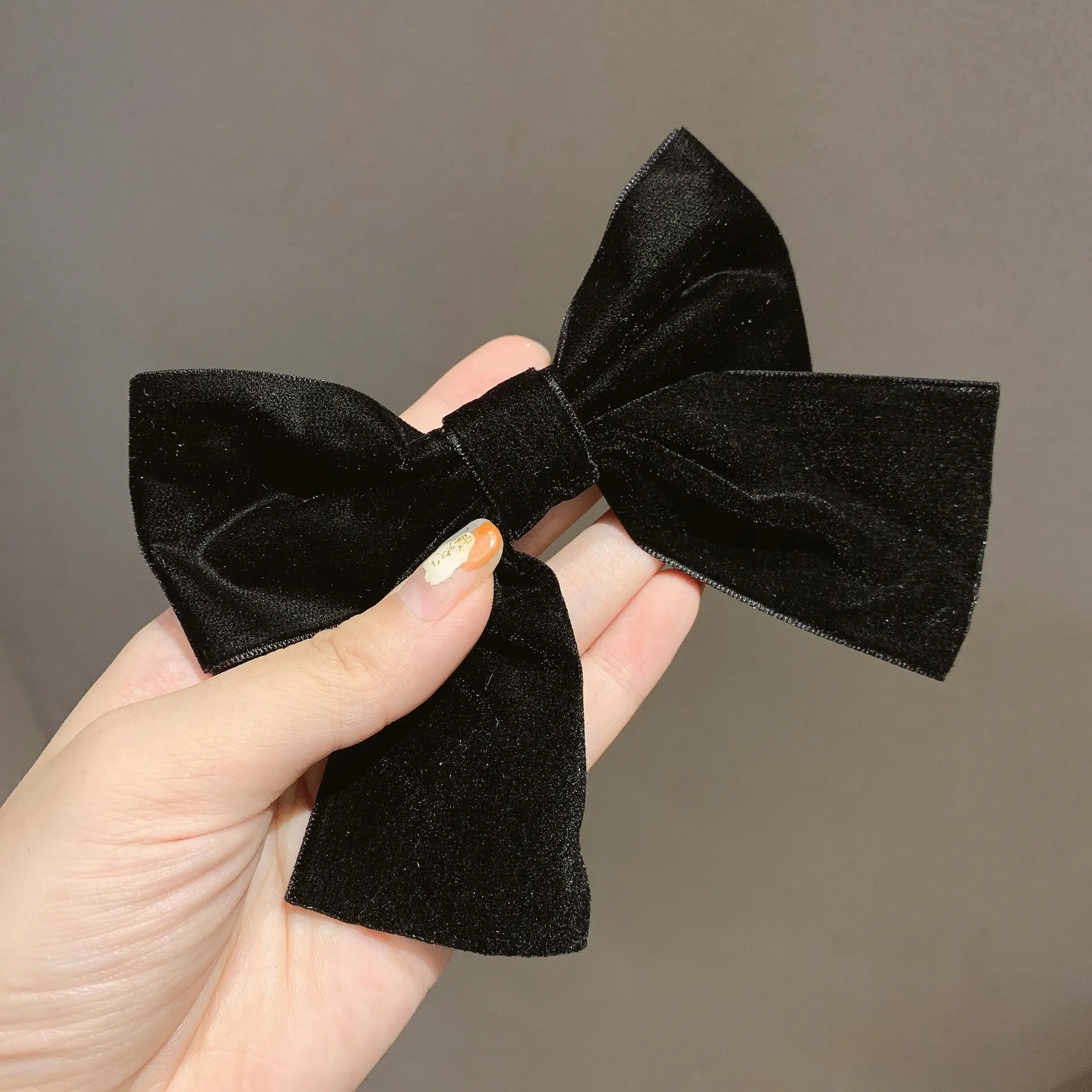 Three-Dimensional Black Big Bow Hairpin Women's Clip — feature 33
