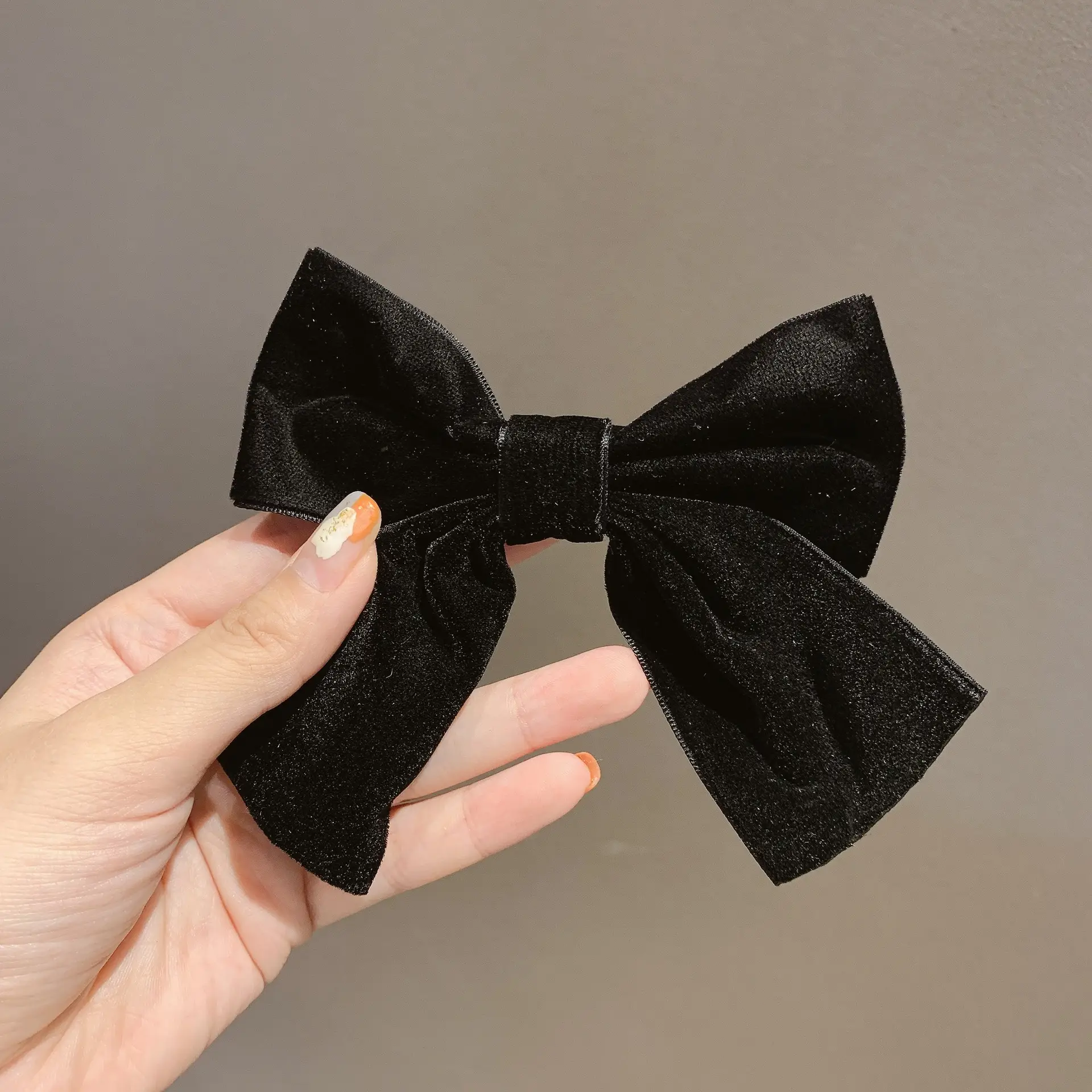 Three-Dimensional Black Big Bow Hairpin Women's Clip — feature 34