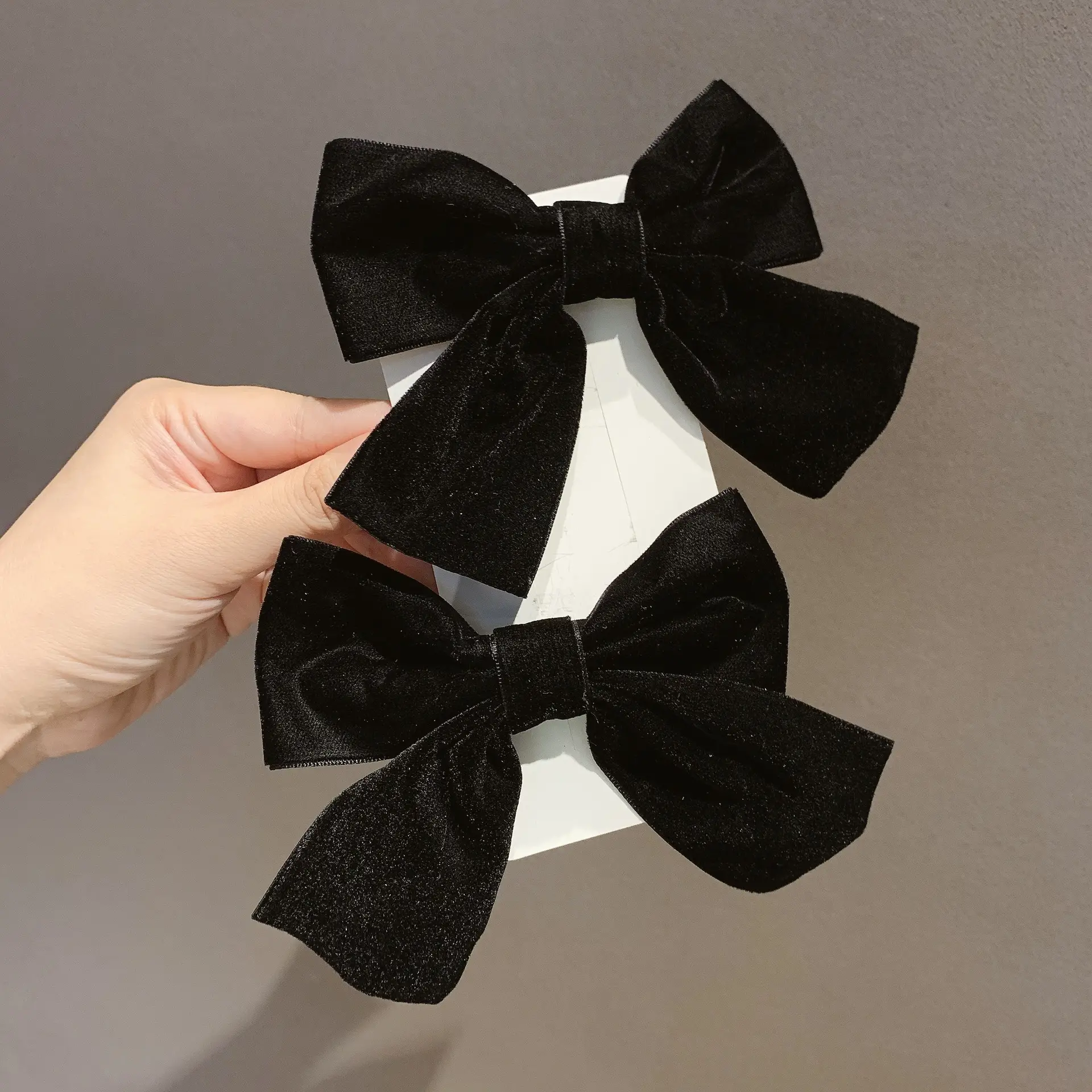 Three-Dimensional Black Big Bow Hairpin Women's Clip — feature 36