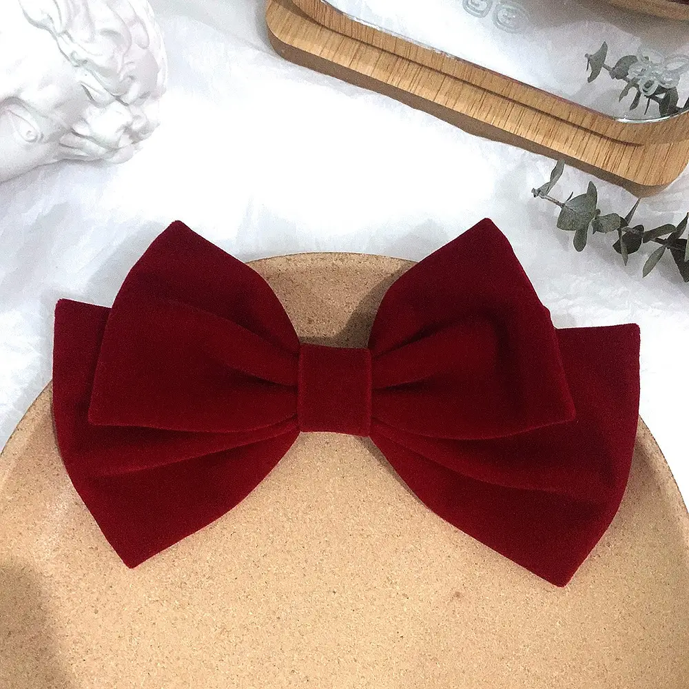 Three-Dimensional Black Big Bow Hairpin Women's Clip - Image 5