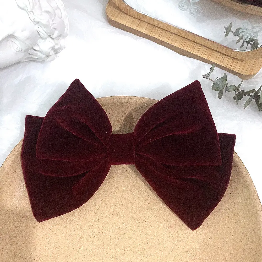 Three-Dimensional Black Big Bow Hairpin Women's Clip - Image 6