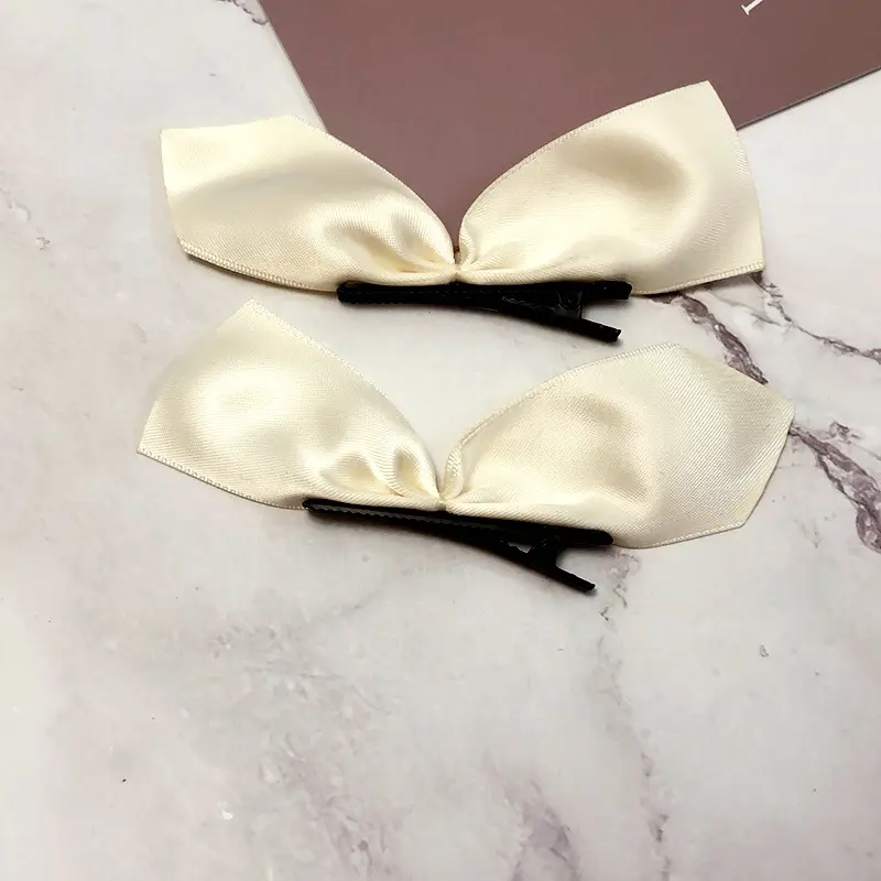 Three-Dimensional Black Big Bow Hairpin Women's Clip - Image 8