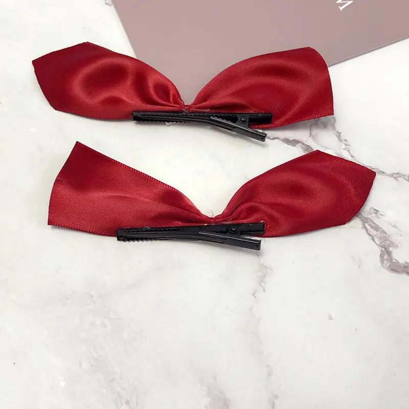 Three-Dimensional Black Big Bow Hairpin Women's Clip - Image 9