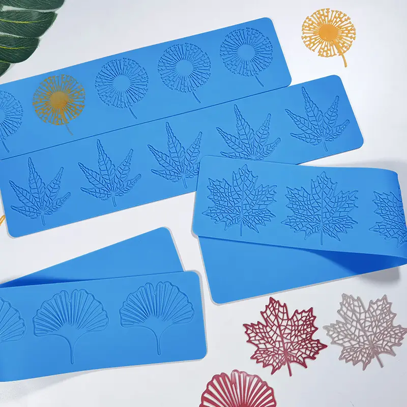 Sanxin Leaf Vein Cake Edge Decorative Silicone Mold - Image 7