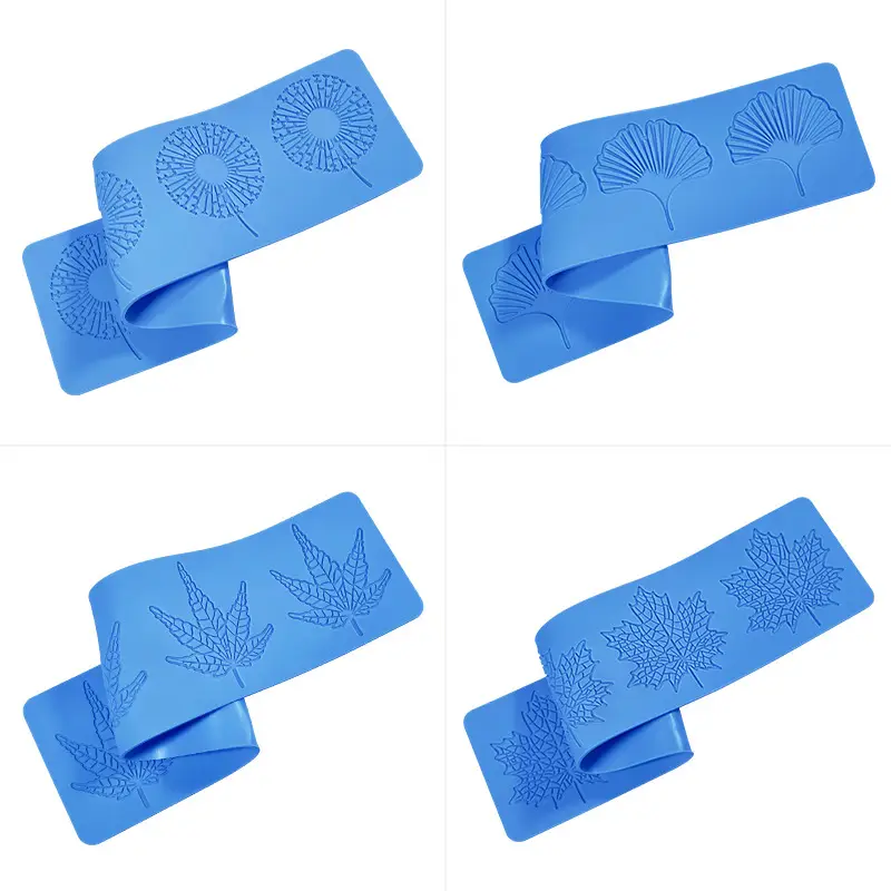 Sanxin Leaf Vein Cake Edge Decorative Silicone Mold - Image 10