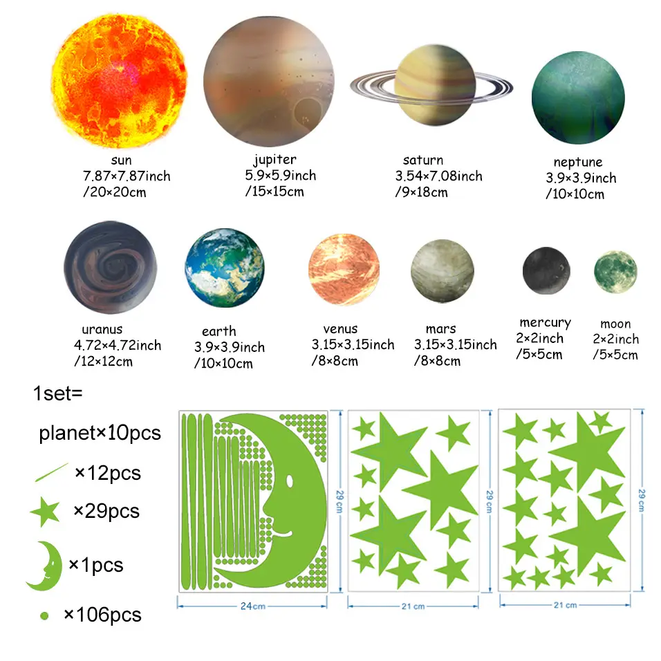 Luminous Wall Stickers for Kids Room Decor - Image 4