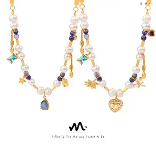 Double Layered Gold Bean Chain Necklace for Women — feature 1