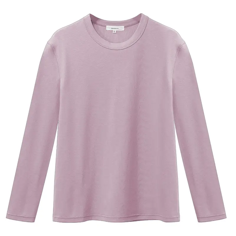 210G Long Sleeve Cotton T-Shirt Blue Couple Wear