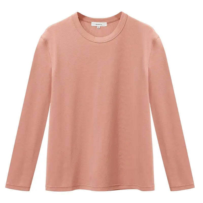 210G Long Sleeve Cotton T-Shirt Blue Couple Wear