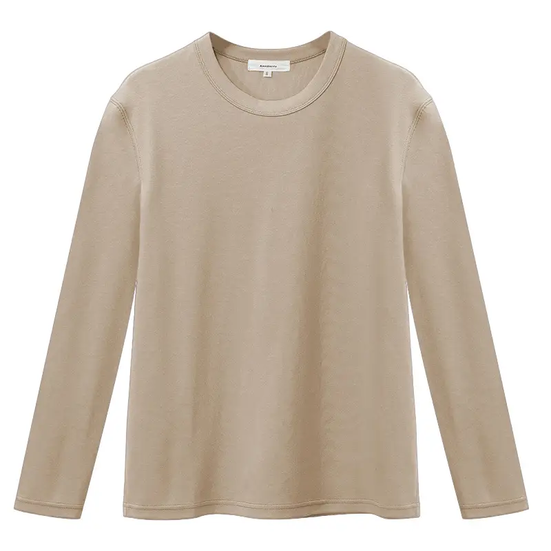 210G Long Sleeve Cotton T-Shirt Blue Couple Wear