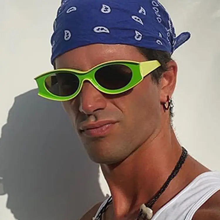 Kedun Cross-Border Color-Block Sunglasses 2021 - Image 2