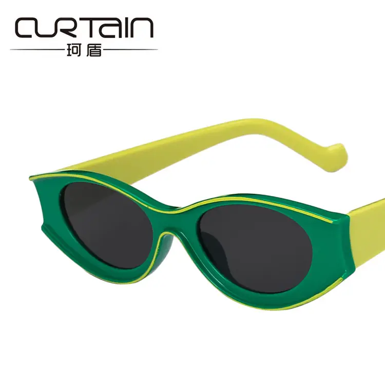 Kedun Cross-Border Color-Block Sunglasses 2021 - Image 4