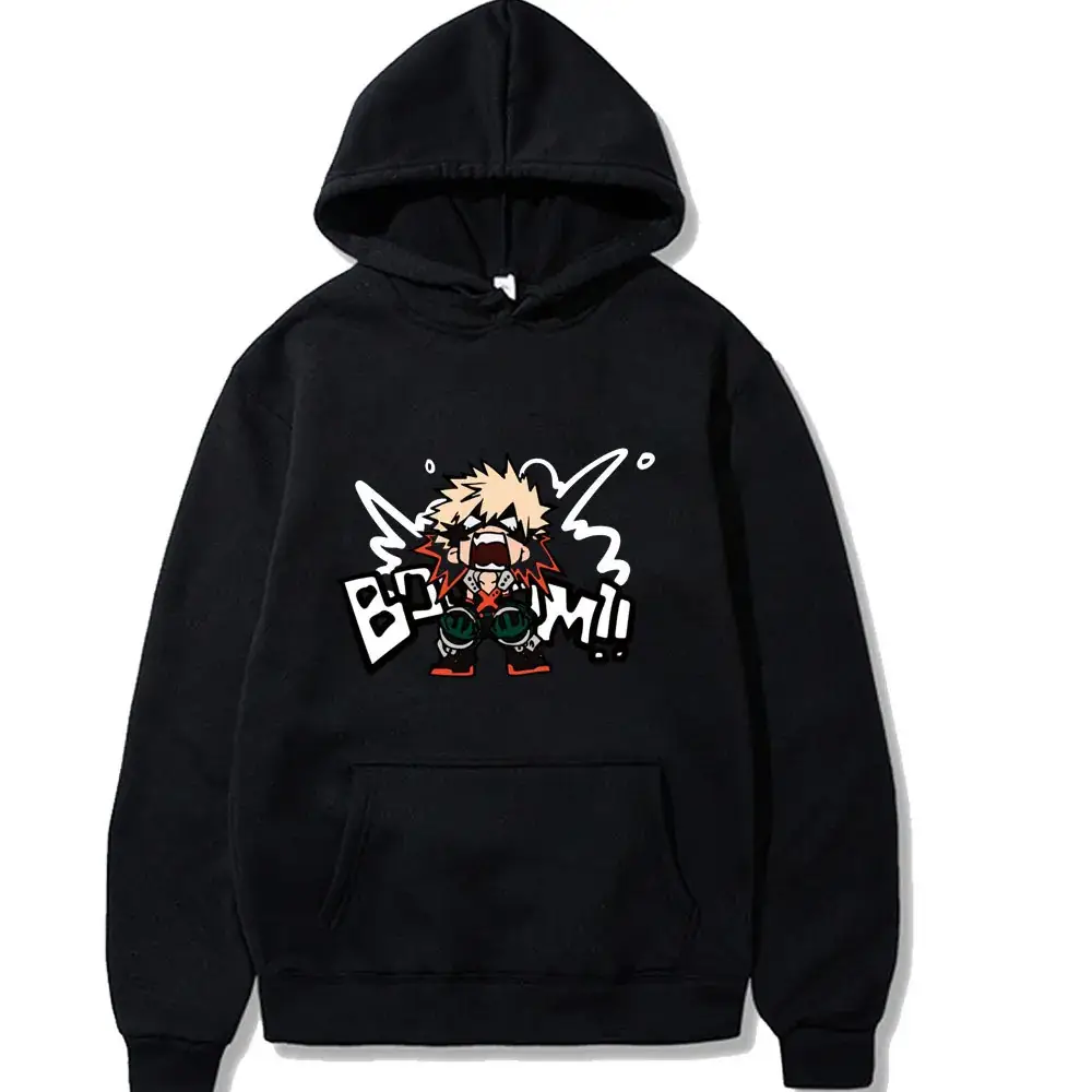 Men Hoodie Gray Hero Academia Shoto Todoroki Design - Image 11
