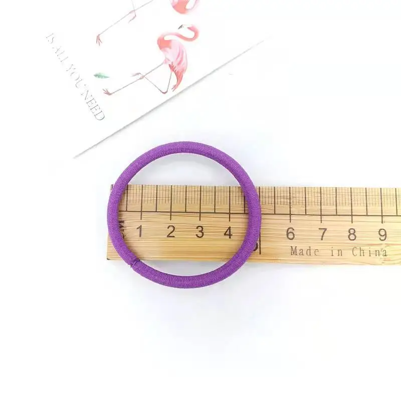 Yellow 04mm High Elastic Hair Rope Band - Image 26
