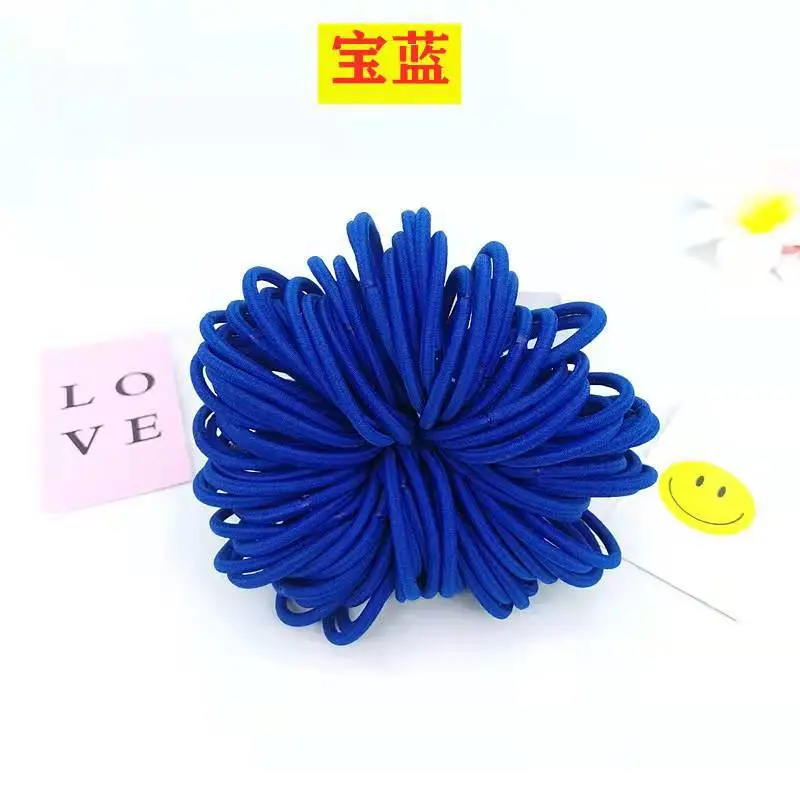 Yellow 04mm High Elastic Hair Rope Band - Image 10
