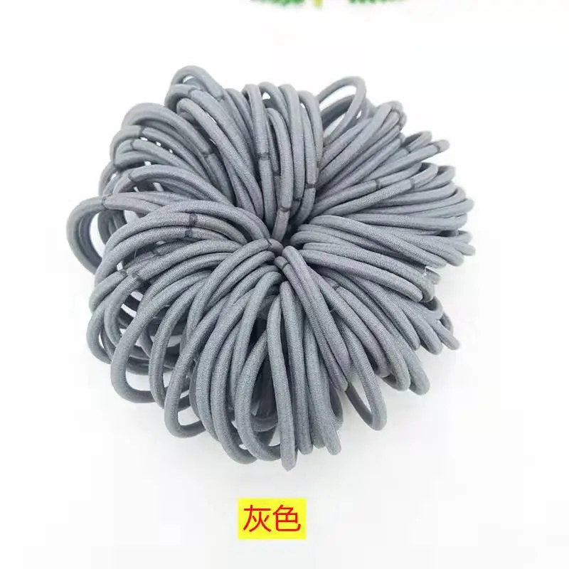 Yellow 04mm High Elastic Hair Rope Band - Image 3