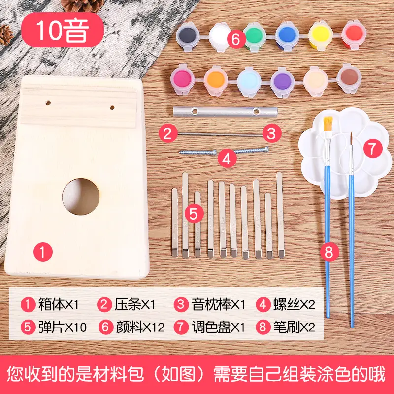 Kids Ukulele DIY Wooden Painted Musical Instrument - Image 18