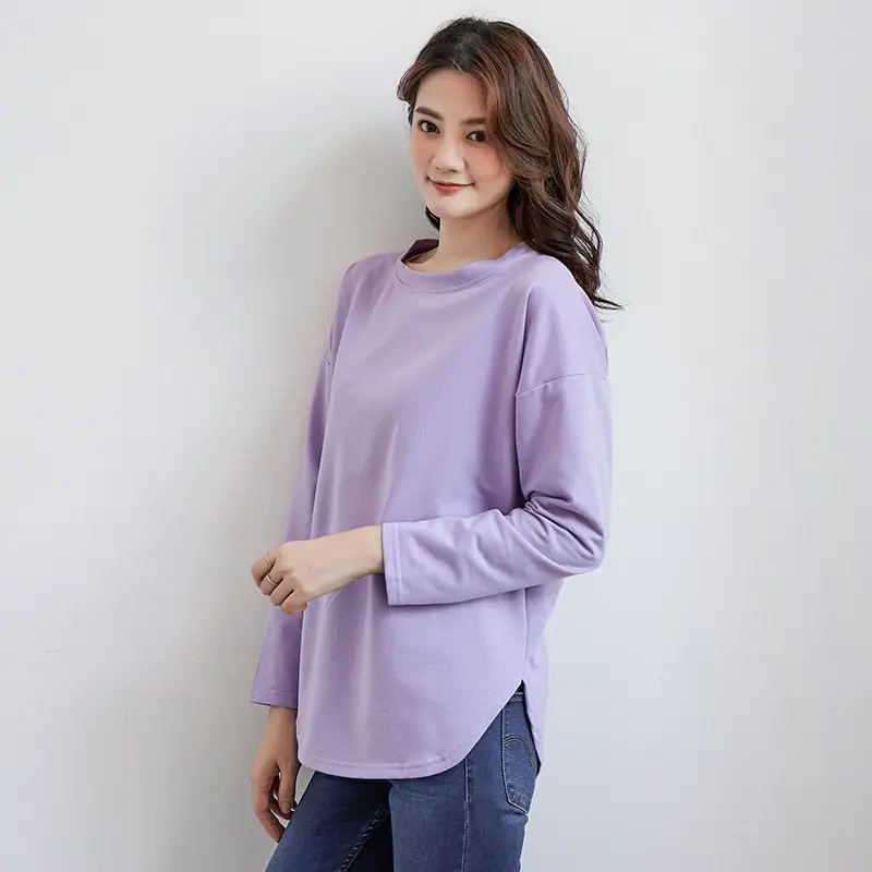 Women's White Long Sleeve Slimming T-Shirt with Slimmer Shirt - Image 10
