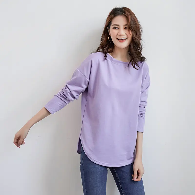 Women's White Long Sleeve Slimming T-Shirt with Slimmer Shirt - Image 4