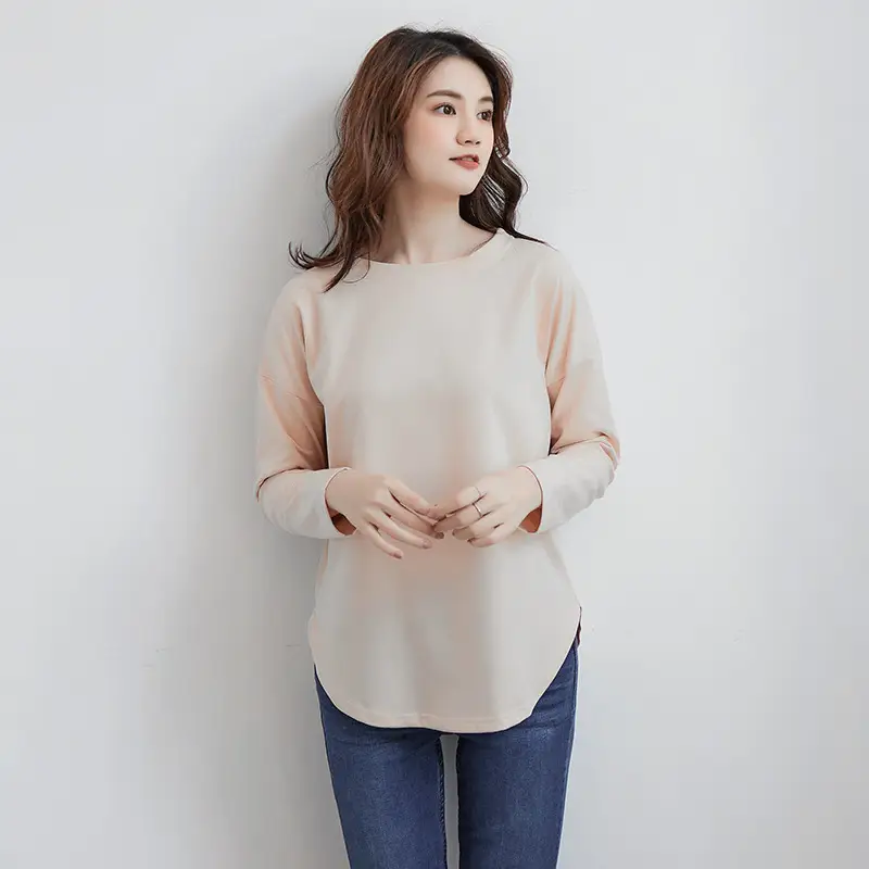 Women's White Long Sleeve Slimming T-Shirt with Slimmer Shirt - Image 5
