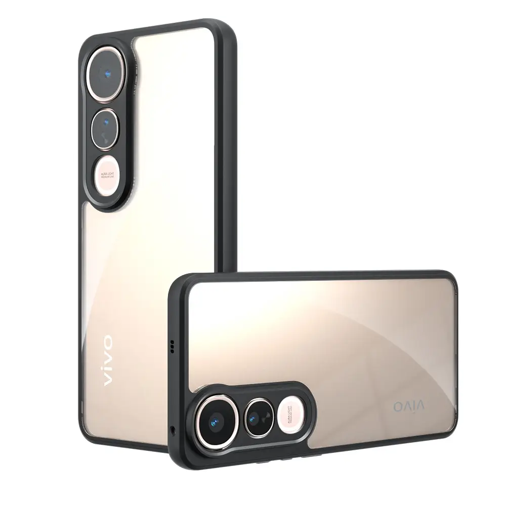 Vivo V50 Lite 3D Touch Phone Case Black Anti-Fall - Image 2