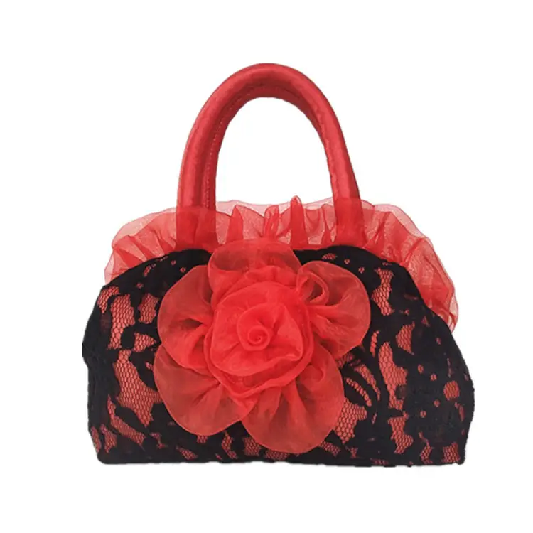 Women's Red Lace Mobile Phone Bag for Gifting - Image 8