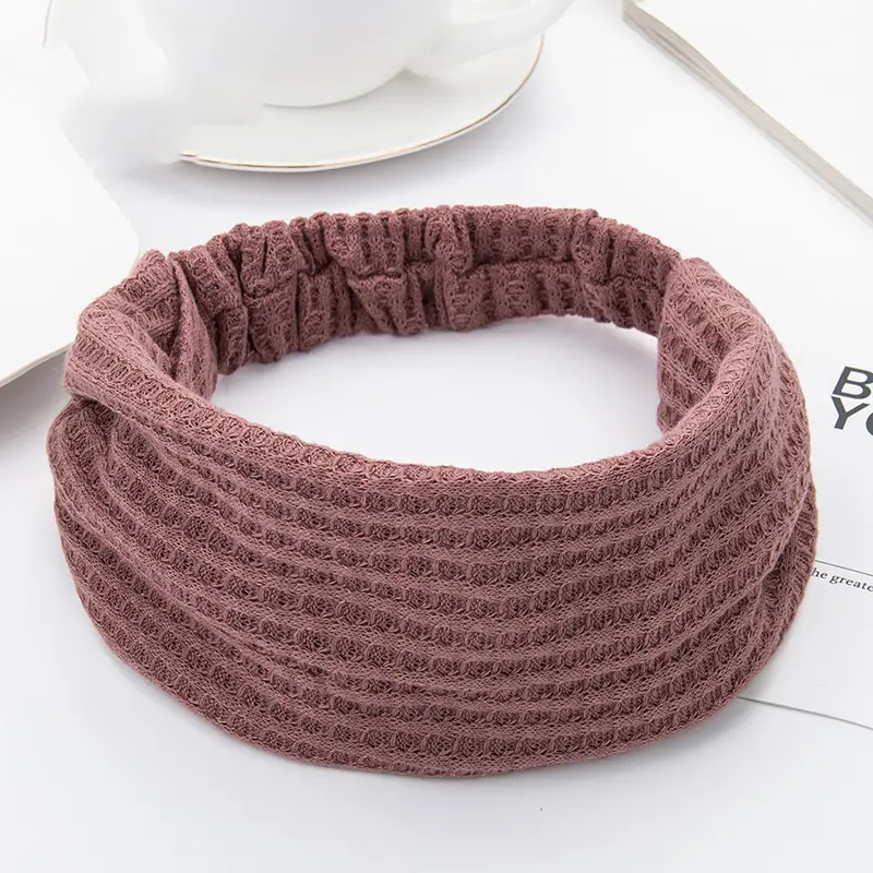Warm Brown Wool Headscarf for Women 20cm - Image 9