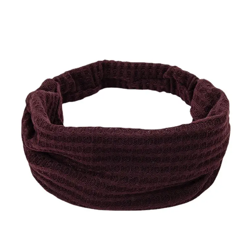 Warm Brown Wool Headscarf for Women 20cm - Image 10
