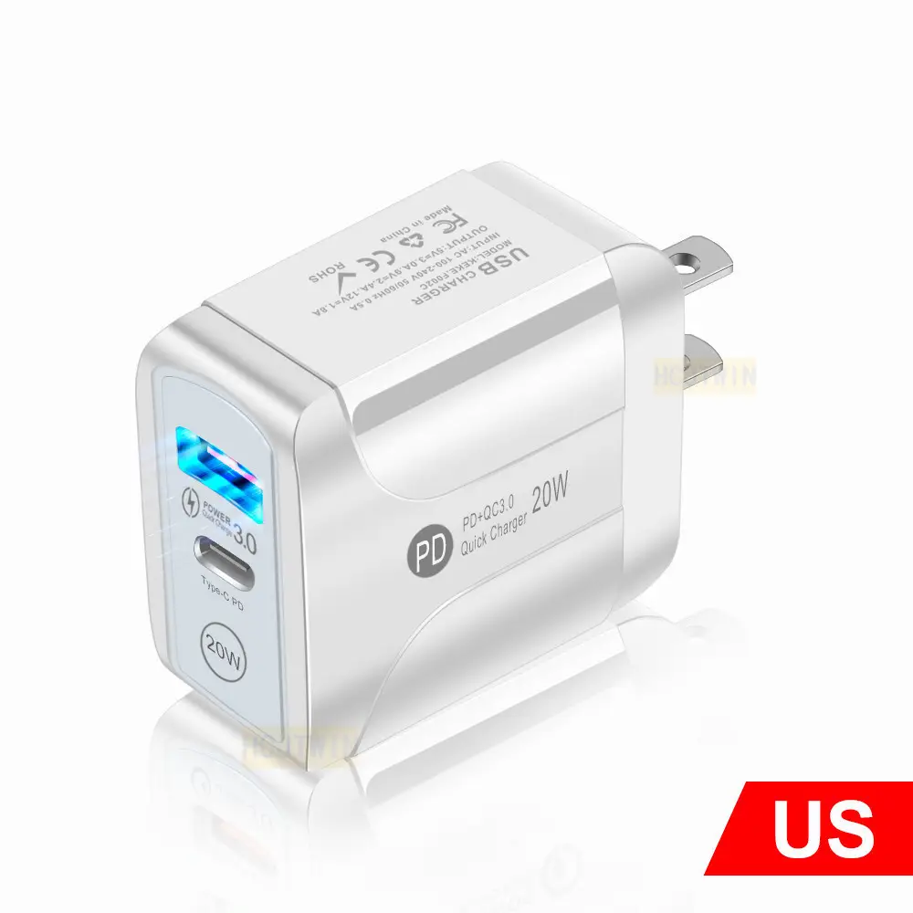 20WPD Mobile Phone Charger US UK EU