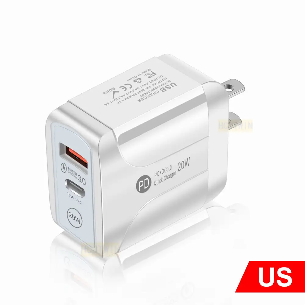 20WPD Mobile Phone Charger US UK EU
